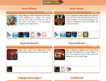 Tablet Screenshot of elite-games.net